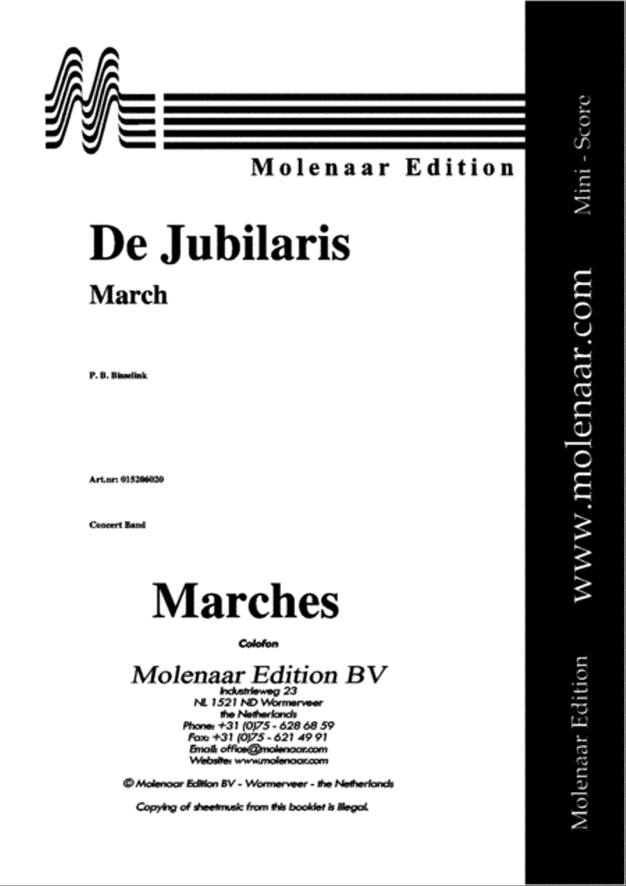 De Jubilaris De Jubilaris Concert Band scores gallery preview page 2