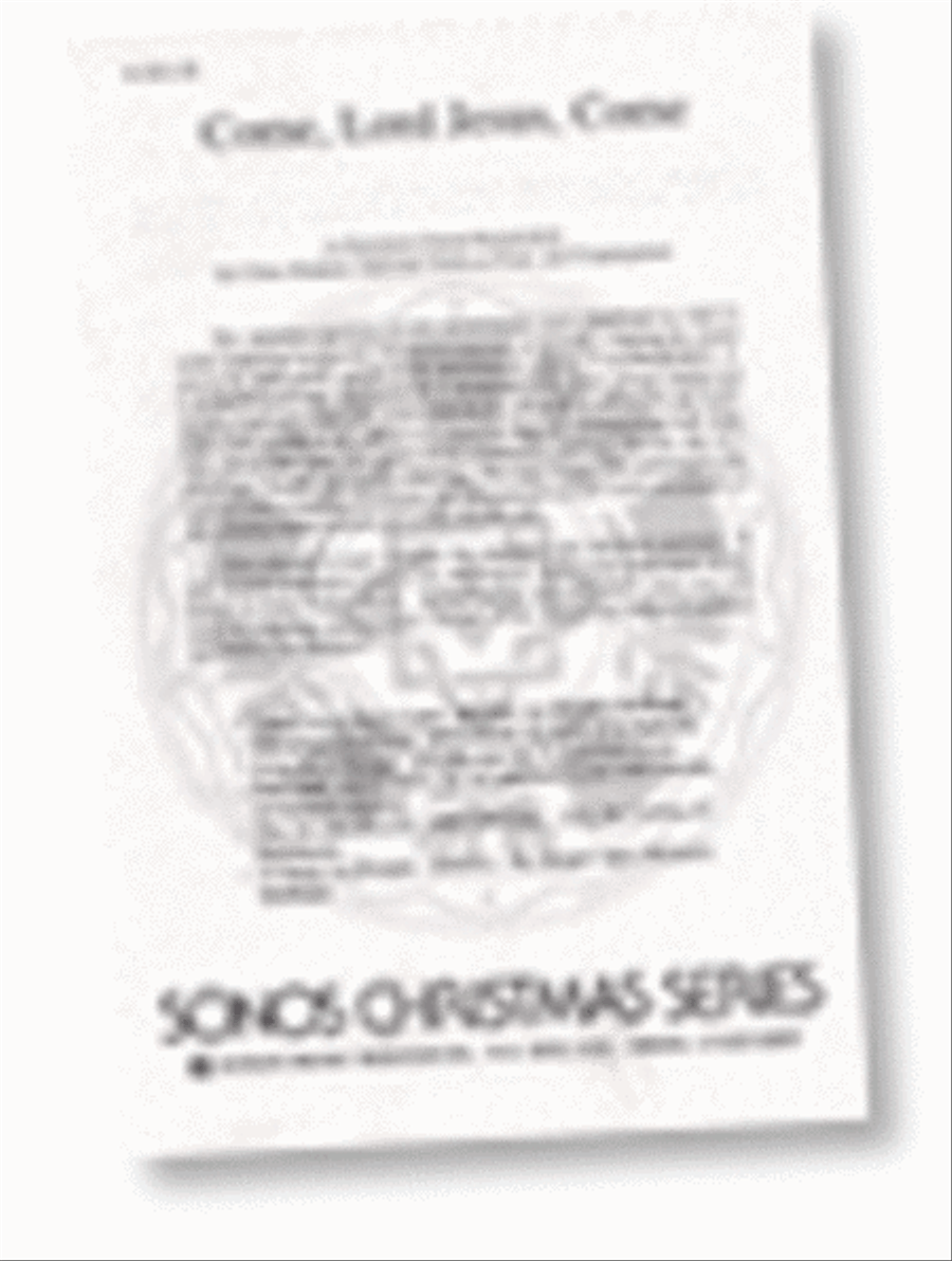 Come Lord Jesus Come - narrative only 4-Part scores gallery preview page 1