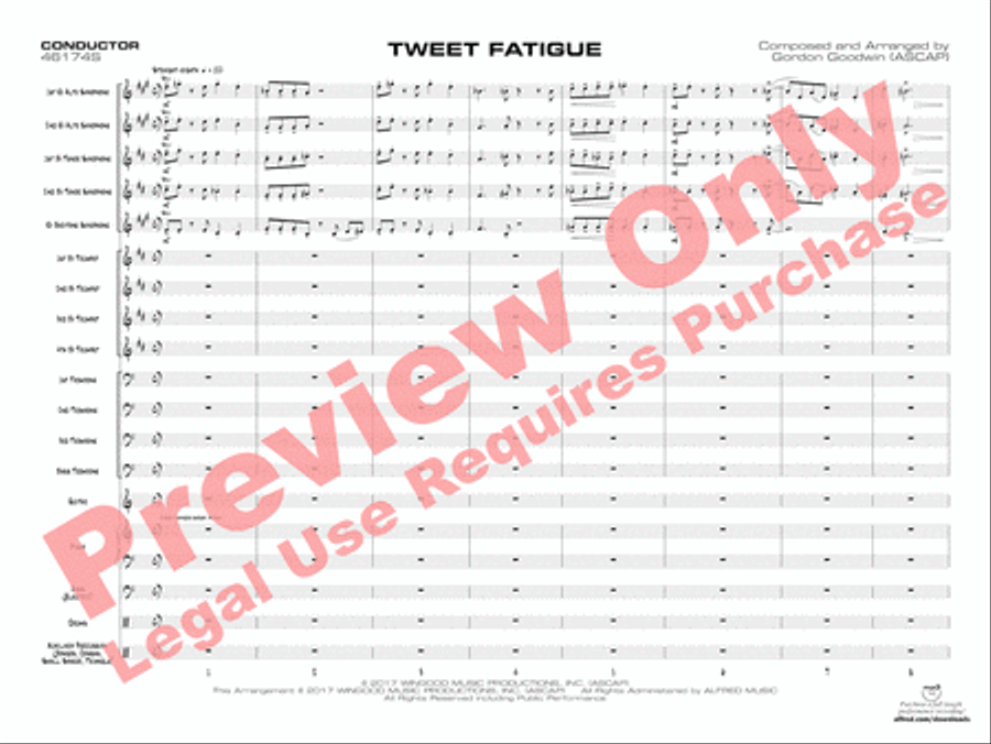 Tweet Fatigue Tweet Fatigue Jazz Ensemble scores gallery preview page 24