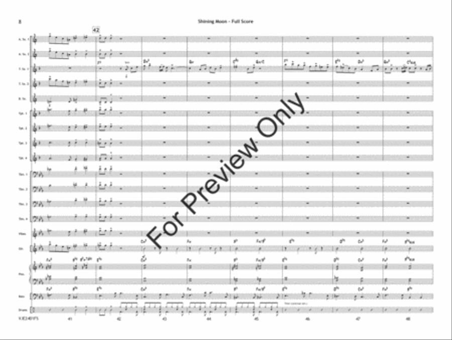 Shining Moon Jazz Ensemble scores gallery preview page 9
