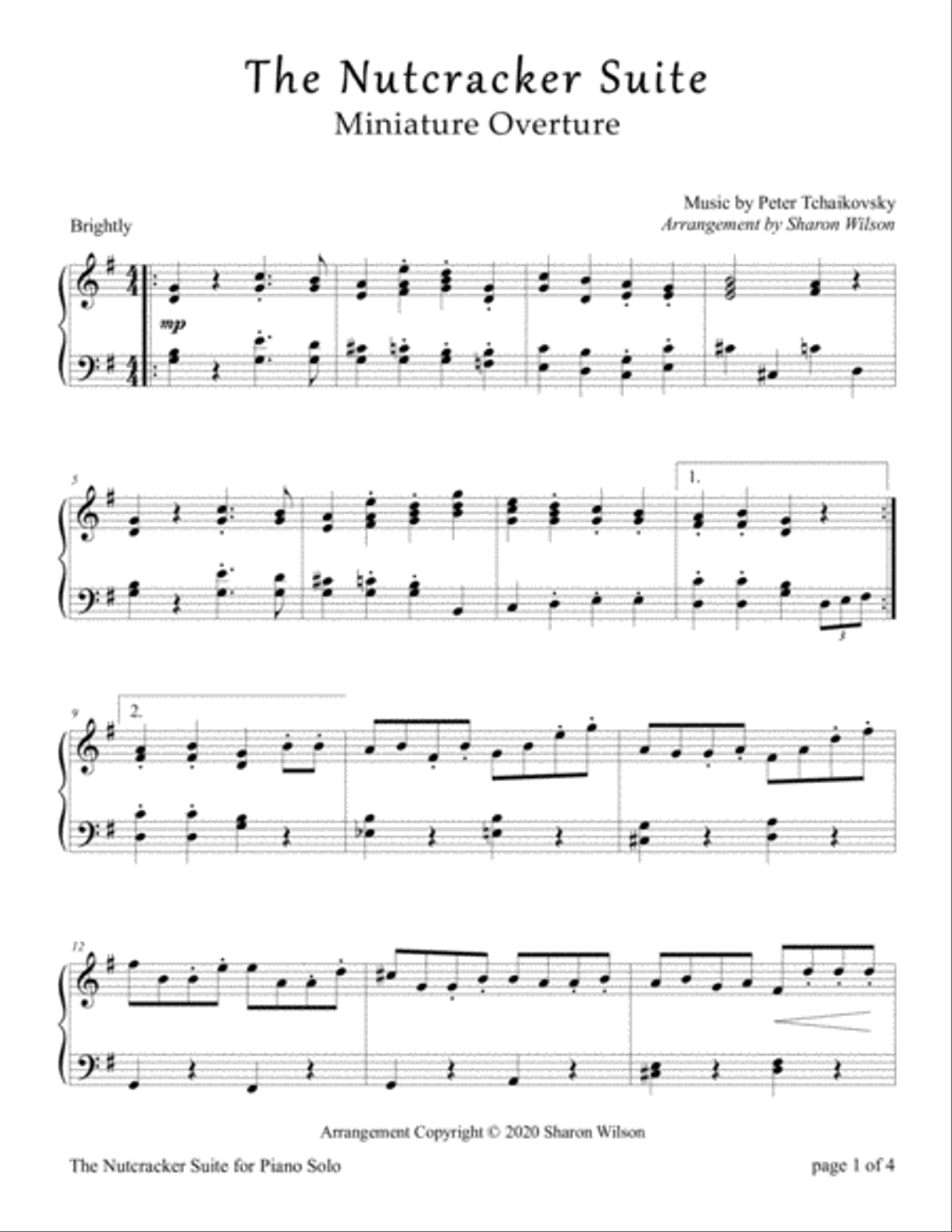The Nutcracker Suite (Complete Collection for Piano Solo) Piano Solo scores gallery preview page 5