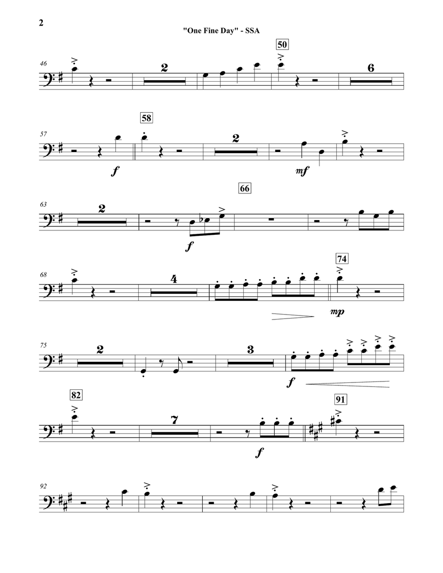 One Fine Day Concert Band scores gallery preview page 5