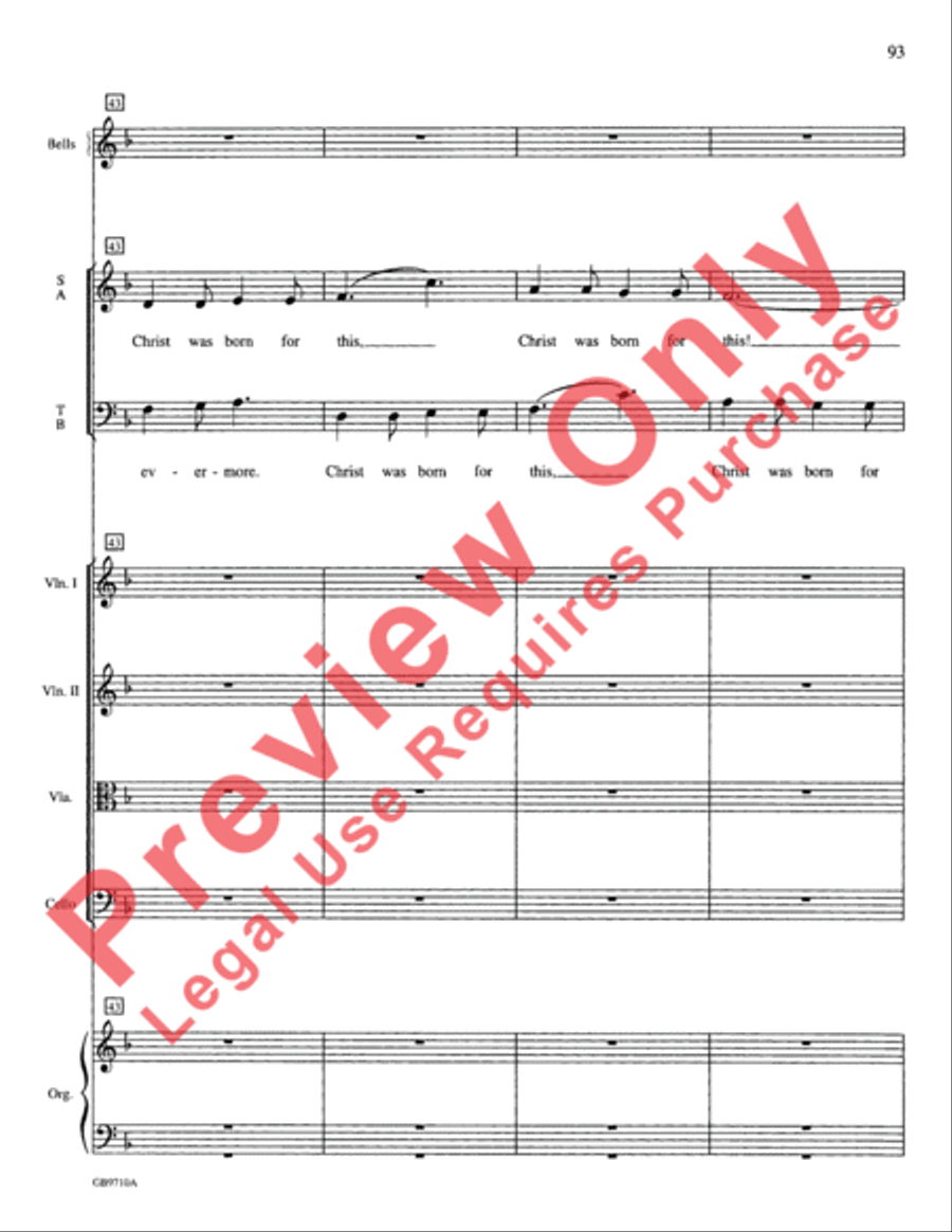 A Festival of Lessons and Carols Choir scores gallery preview page 94
