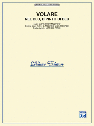 Book cover for Volare (Nel Blu, Dipinto Di Blu)