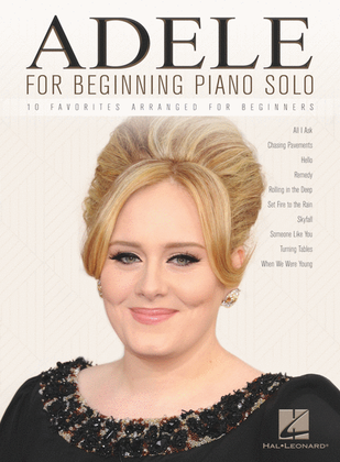 Book cover for Adele for Beginning Piano Solo