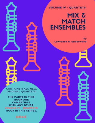 Book cover for Mix & Match Ensembles - Volume IV - Quartets