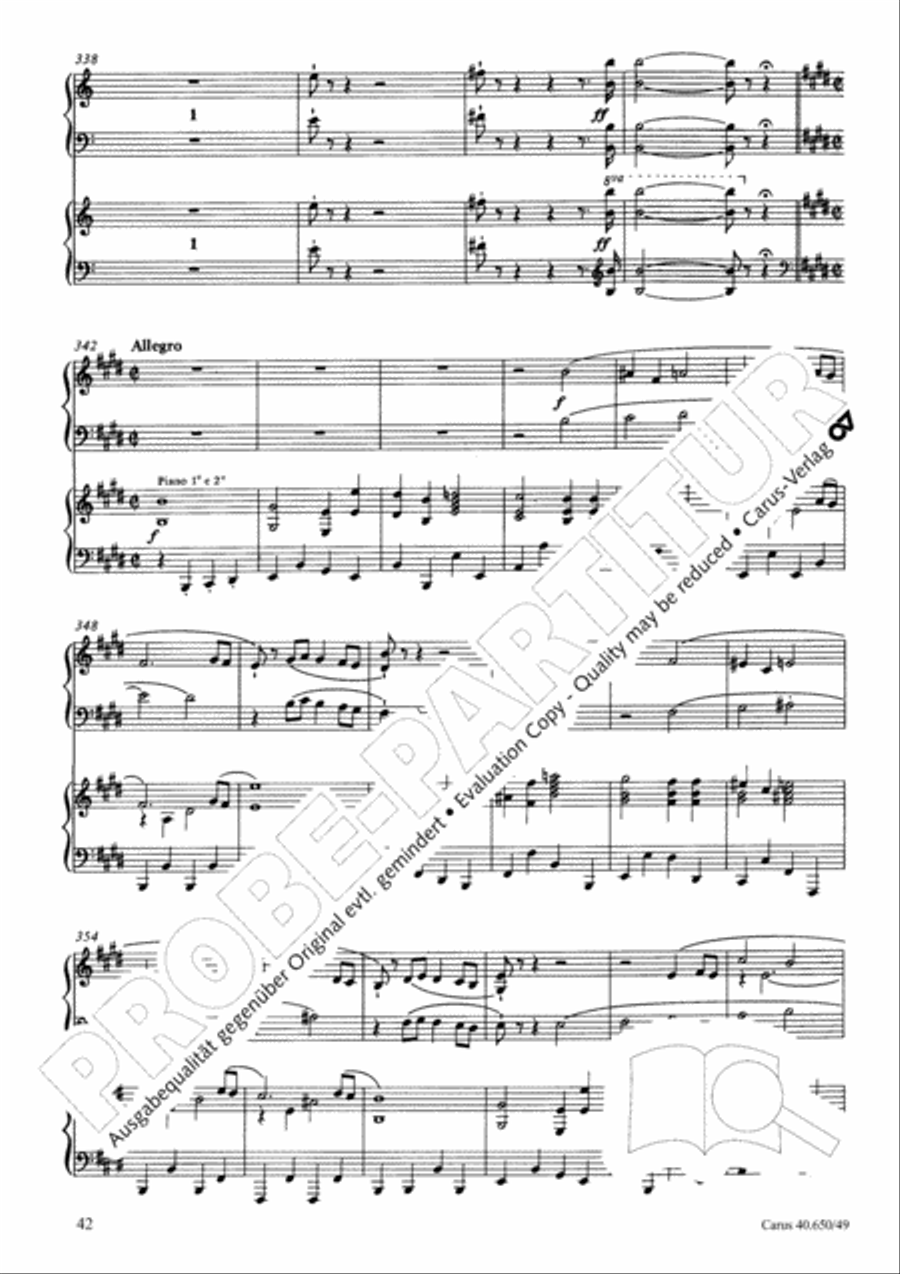 Petite Messe solennelle 4-Part scores gallery preview page 43
