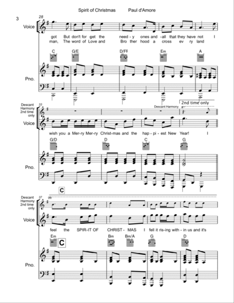 Spirit of Christmas Choir scores gallery preview page 4