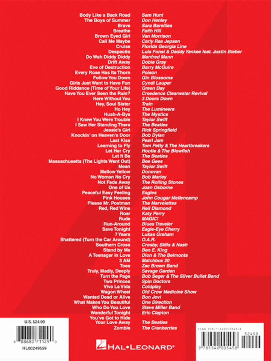 The Four Chord Songbook Piano, Vocal, Guitar scores gallery preview page 6