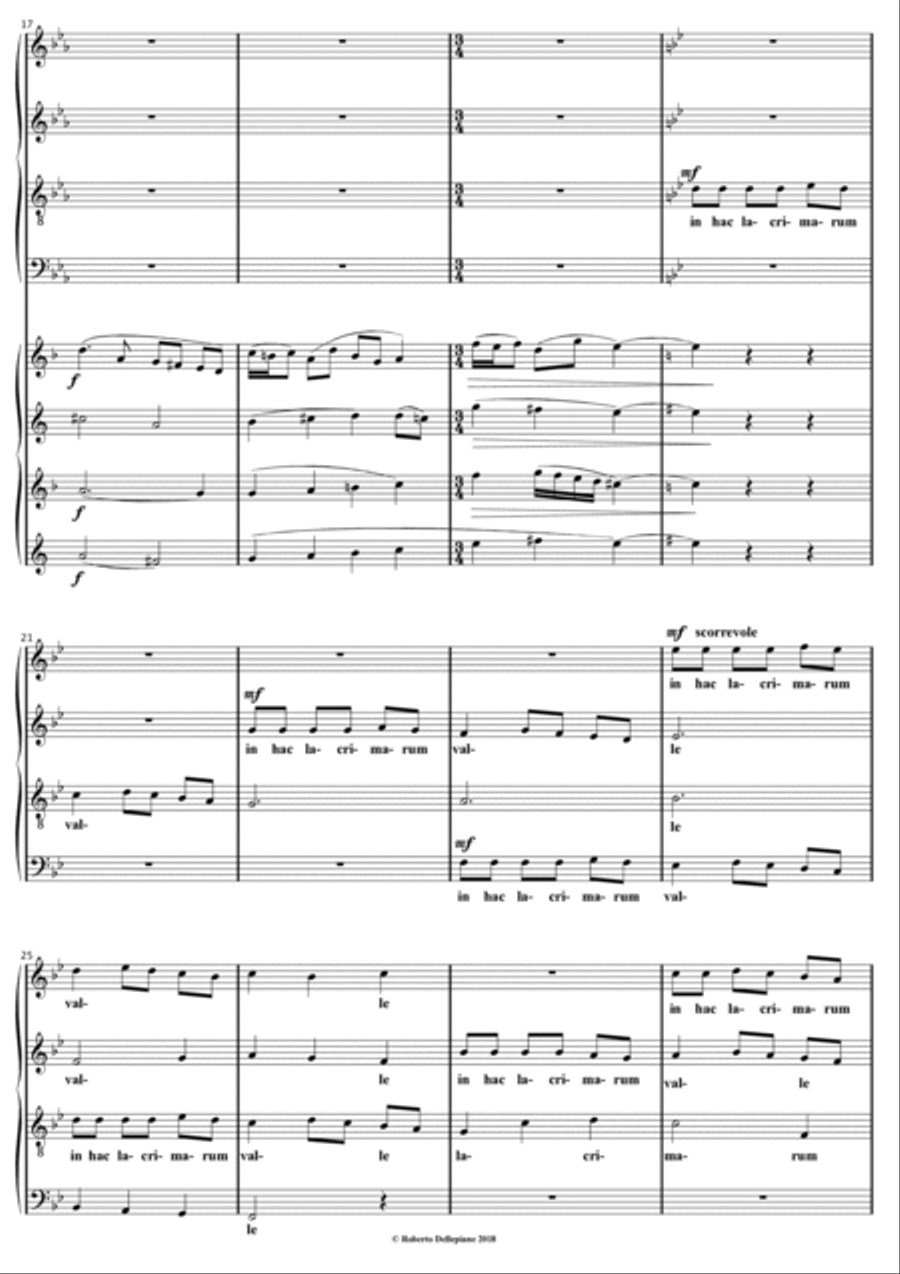 Salve Regina (for choir SATB and sax quartet) Octavo scores gallery preview page 3