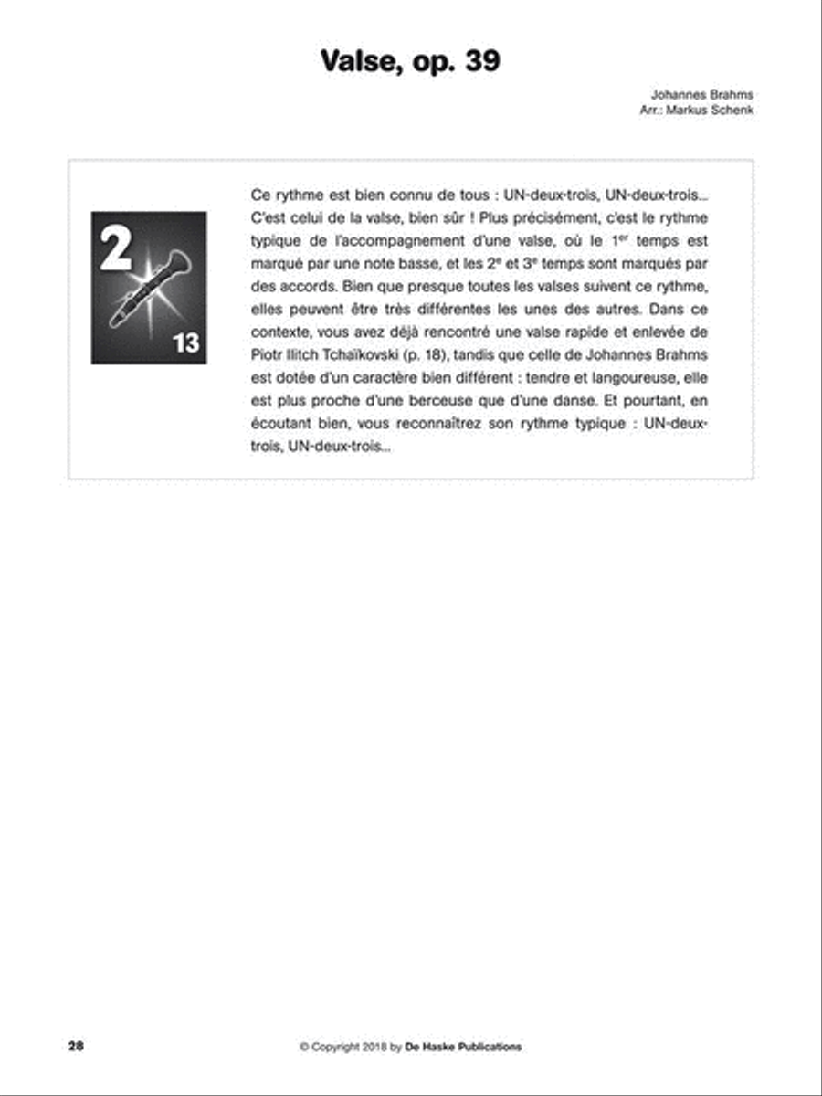 Écouter, lire & jouer - Les Grands Classiques Clarinet Solo scores gallery preview page 4