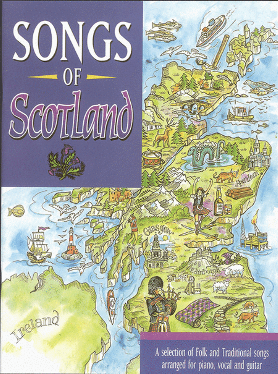 Songs of Scotland Piano, Vocal, Guitar scores gallery preview page 1