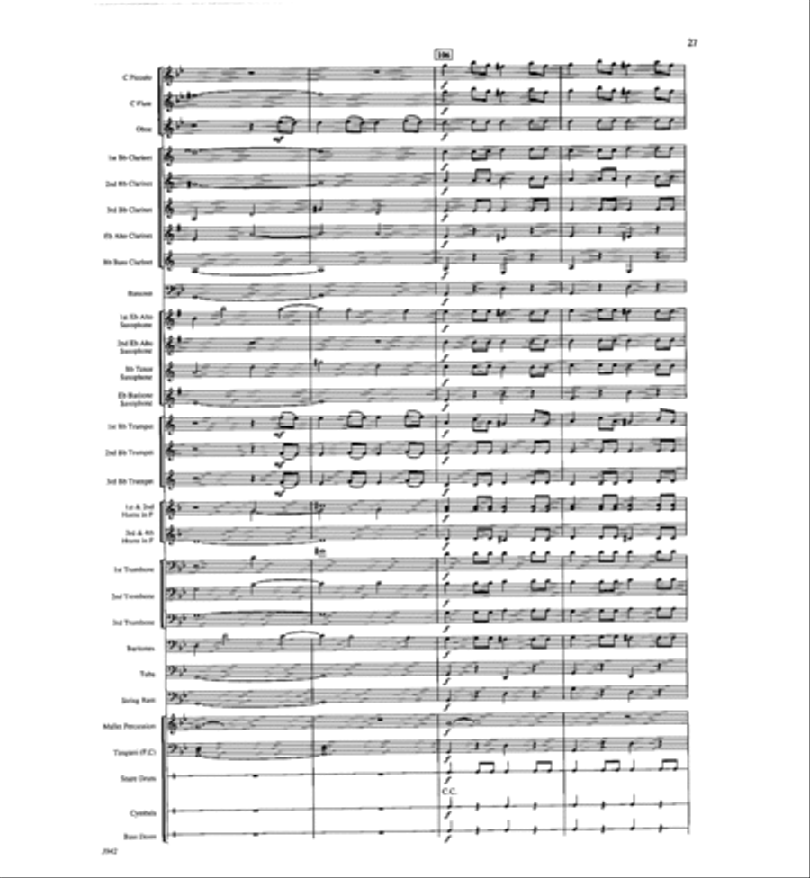 The Magic of Mozart Concert Band scores gallery preview page 27