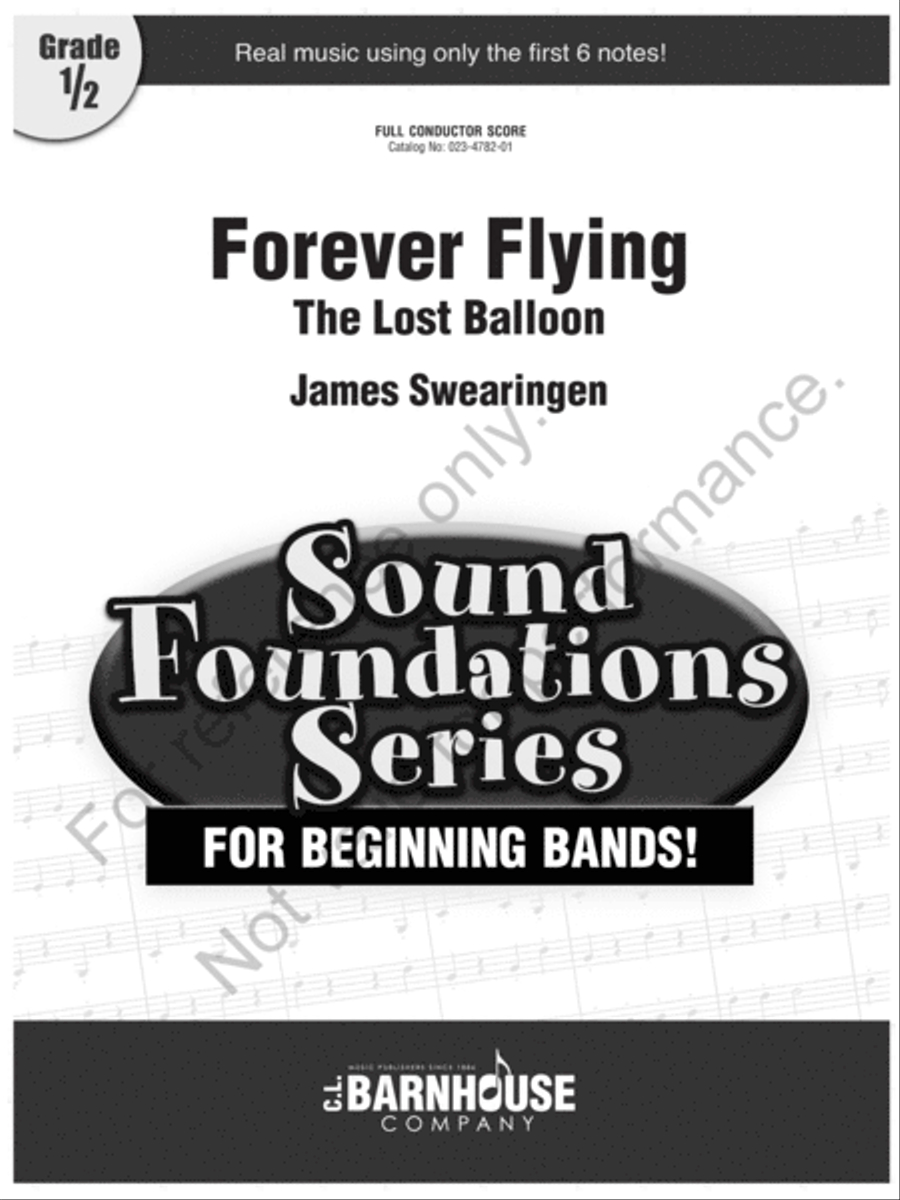 Forever Flying Concert Band scores gallery preview page 2