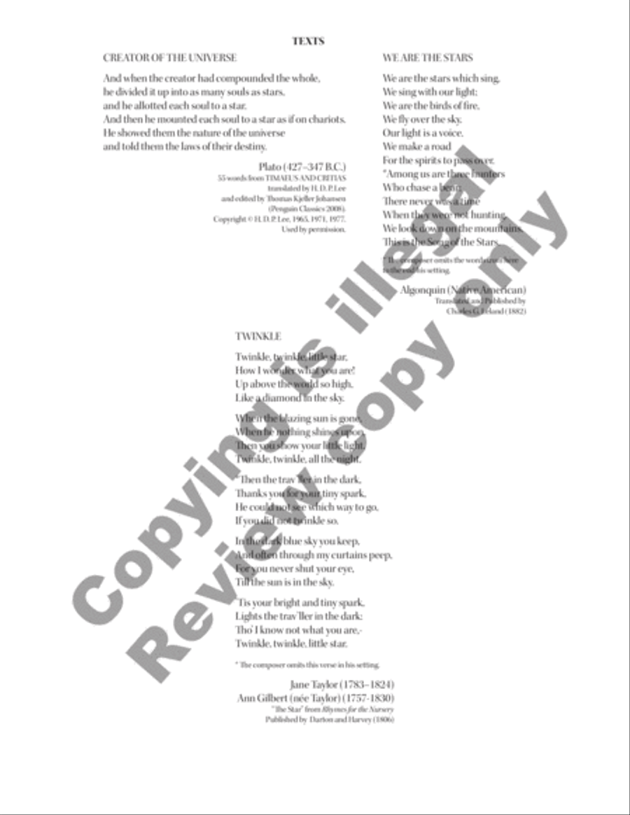 Stargazing (TTBB Full Score) TTBB scores gallery preview page 4