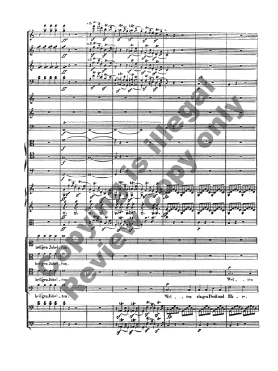 Hallelujah Chorus (Hallelujah unto God's Almighty Son!) (Orchestra Score and Parts) Choir scores gallery preview page 17