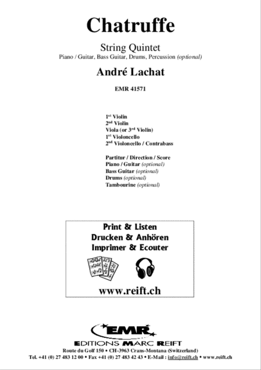 Chatruffe String Quintet scores gallery preview page 2