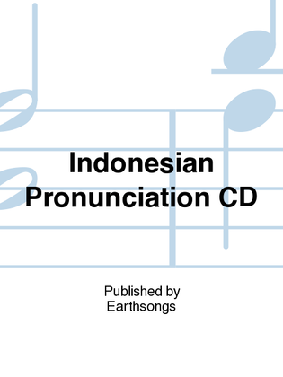 indonesian pronunciation CD
