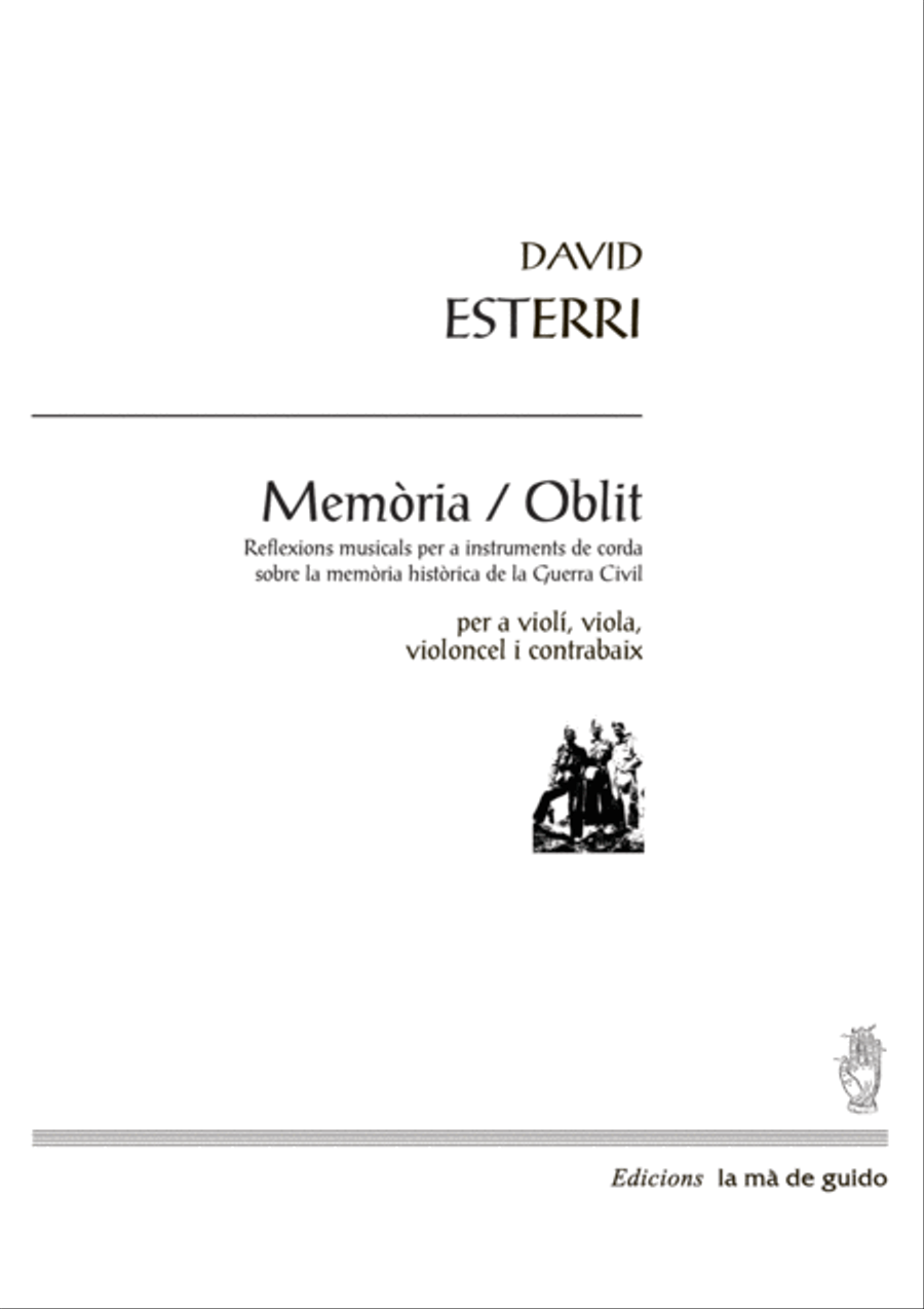 Memòria / Oblit Memòria / Oblit String Quartet scores gallery preview page 1