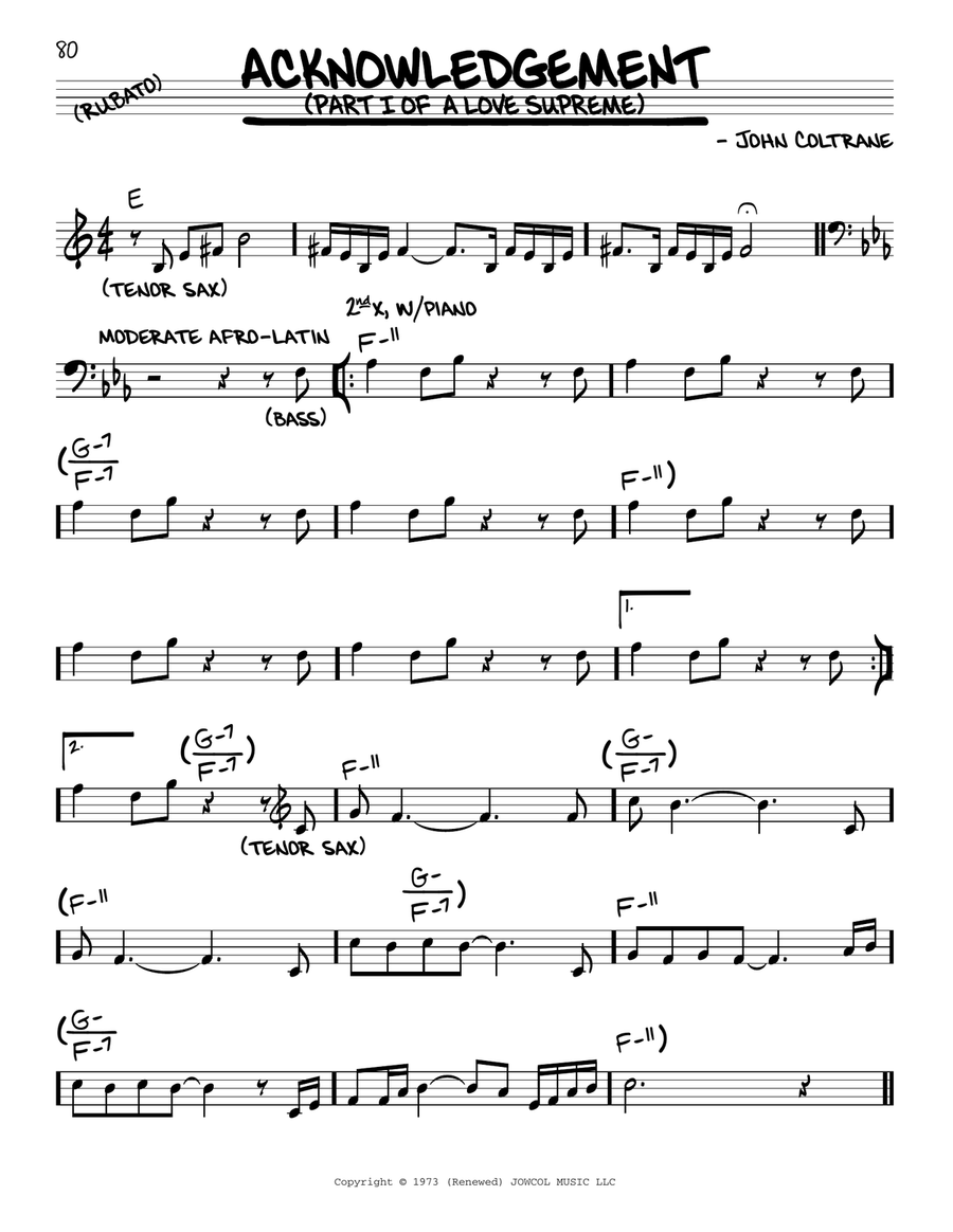 Acknowledgement Acknowledgement Piano scores gallery preview page 1