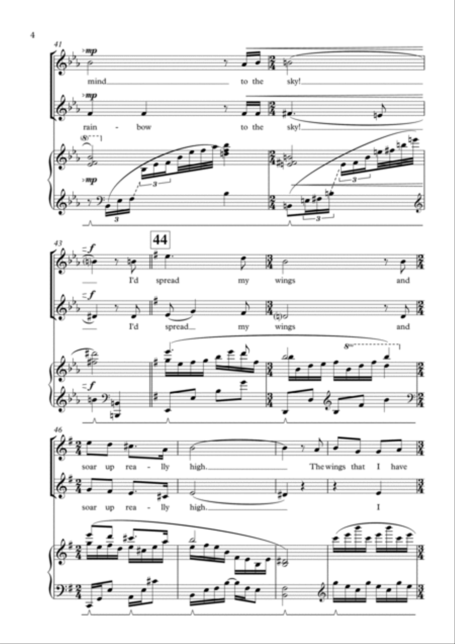 If I Could Fly 3-Part scores gallery preview page 6