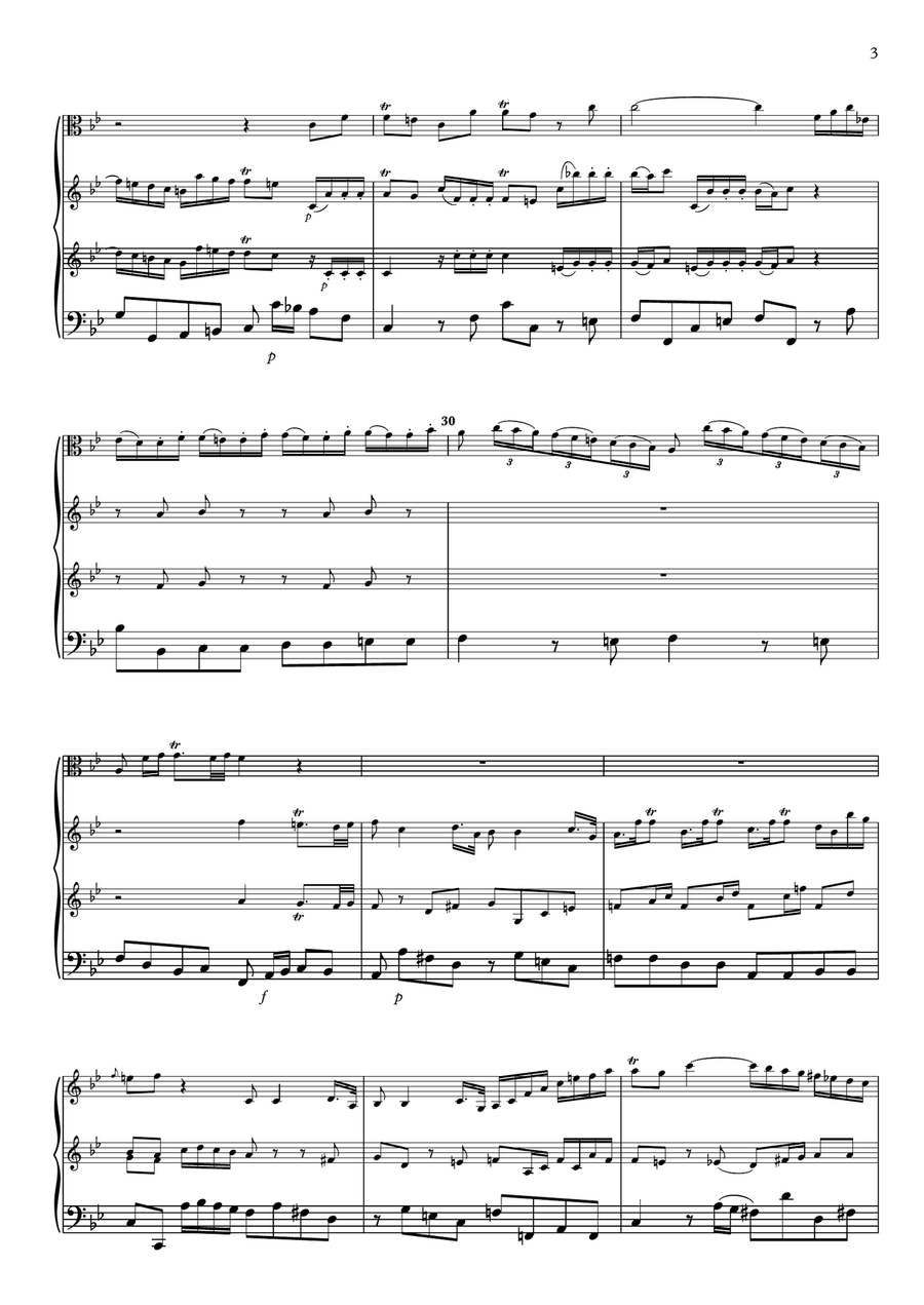 (Alto) Trombone Concerto in B♭ - with orchestra parts! Small Ensemble scores gallery preview page 4