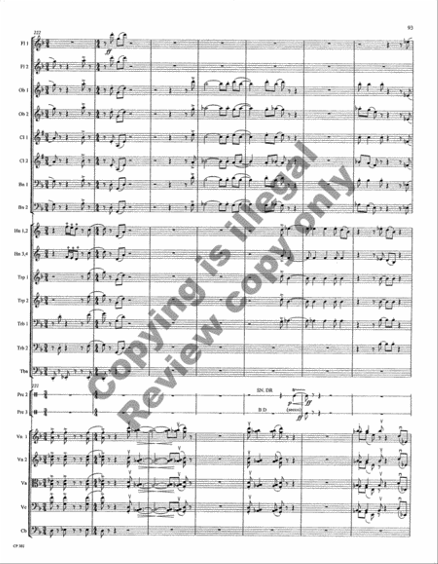 Symphony No. 1 Full Orchestra scores gallery preview page 195