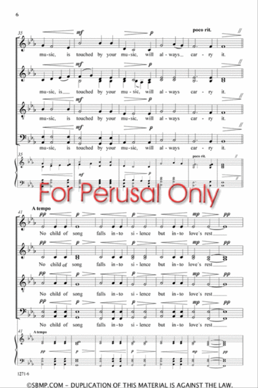 Child of Song - SATB divisi Octavo Divisi scores gallery preview page 5