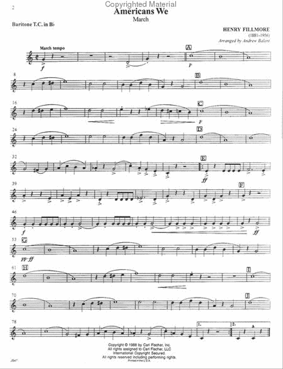 March Spectacular Concert Band Methods scores gallery preview page 2