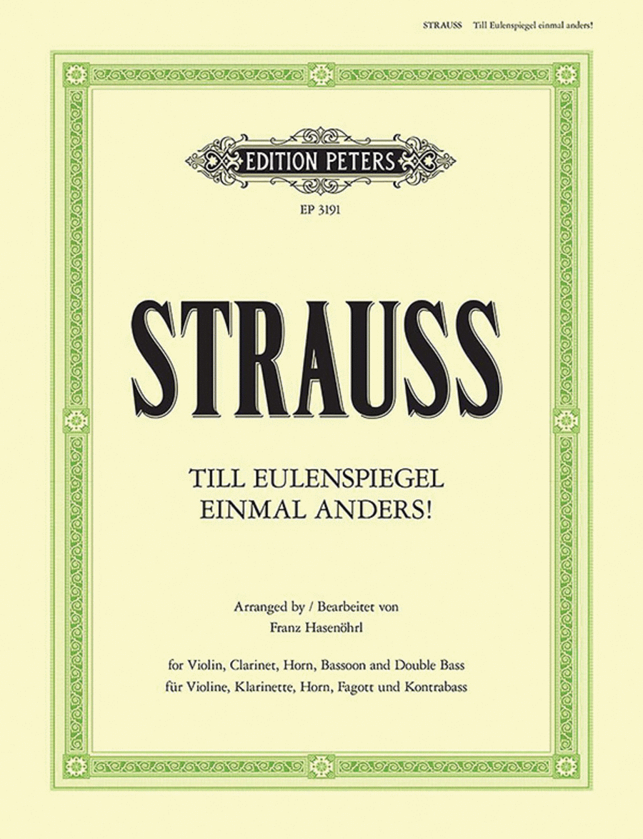 Richard Strauss: Till Eulenspiegel einmal anders!, Op. 28