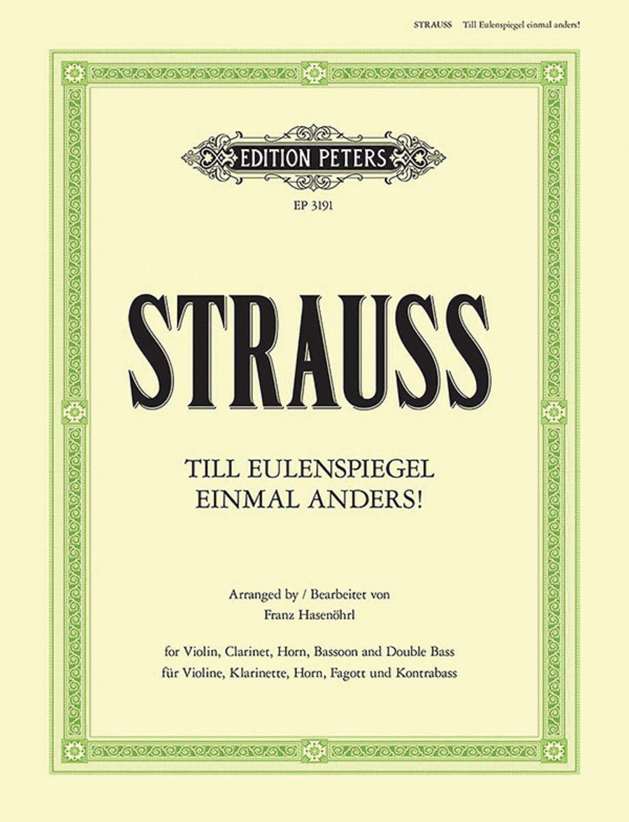 Till Eulenspiegel einmal anders!, Op. 28 Bassoon scores gallery preview page 1