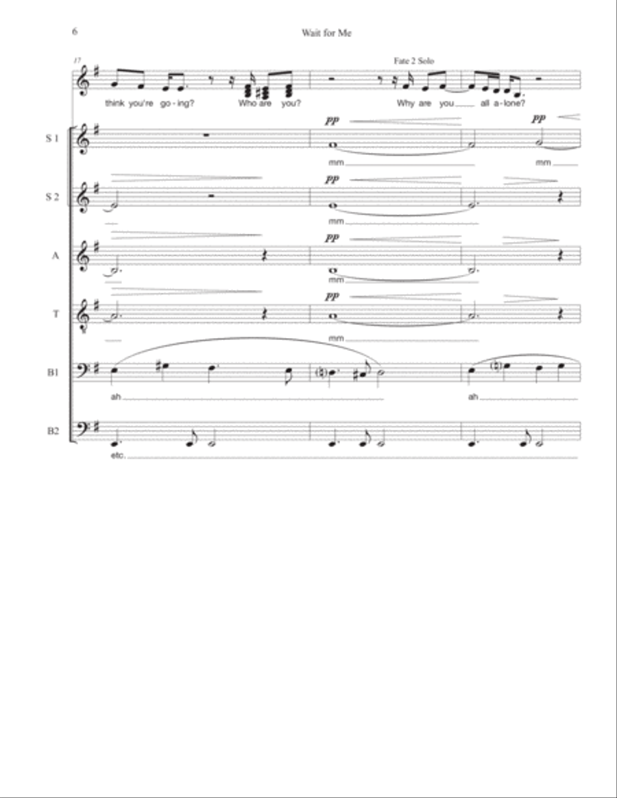 Wait For Me Divisi scores gallery preview page 6