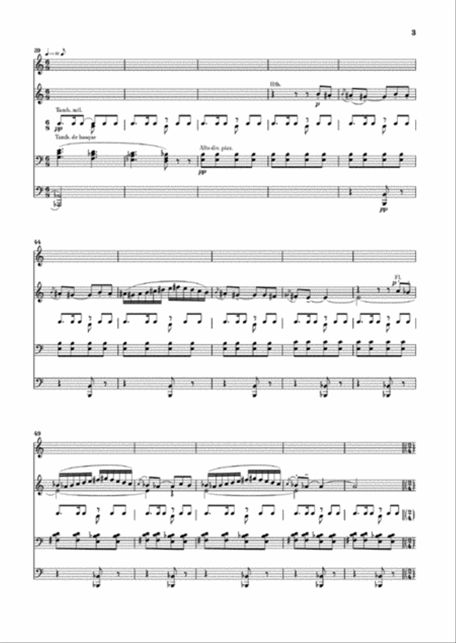 Rhapsody for Alto Saxophone and Orchestra Orchestra scores gallery preview page 4