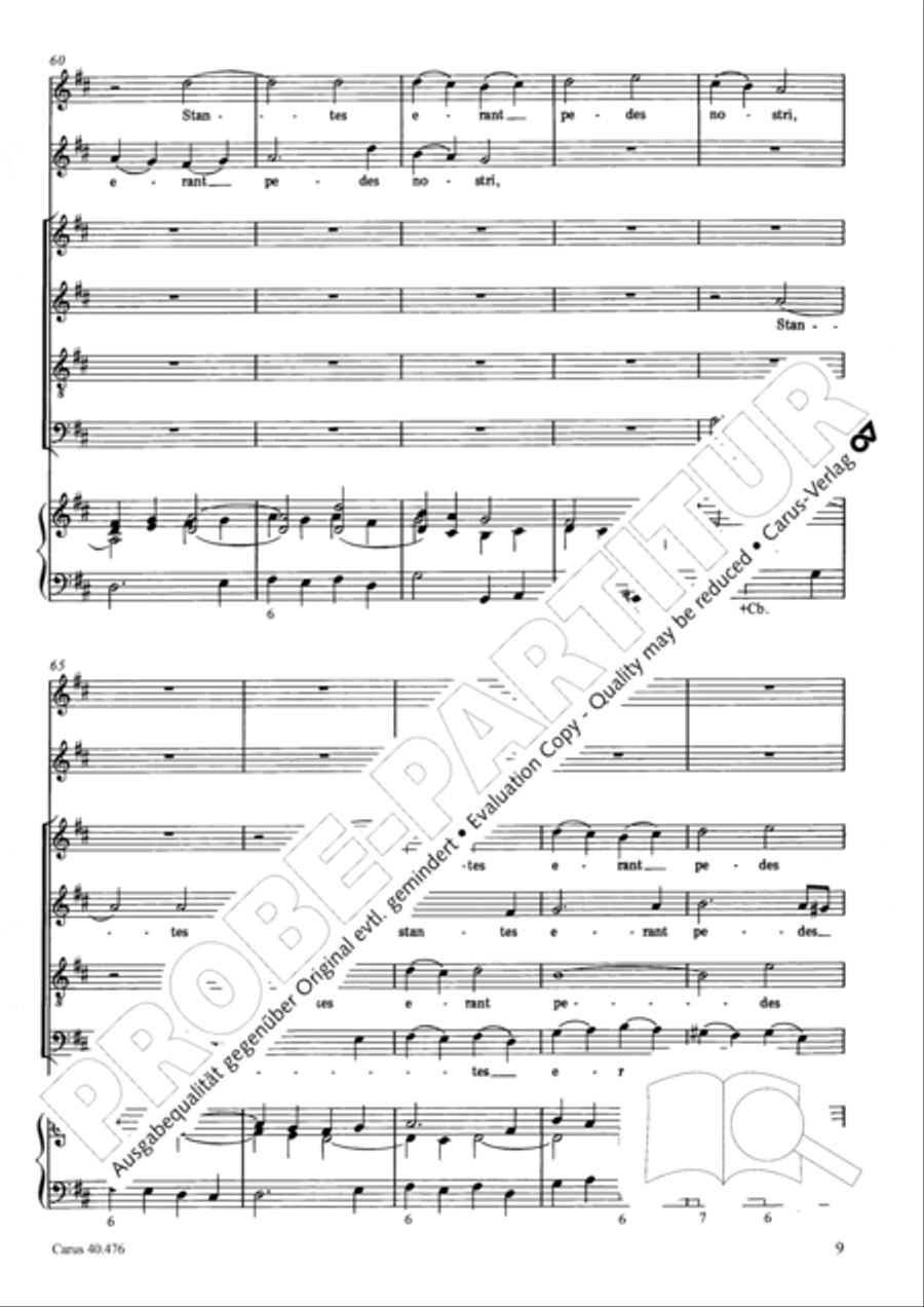 Psalm 121 (Laetatus sum) SA scores gallery preview page 10