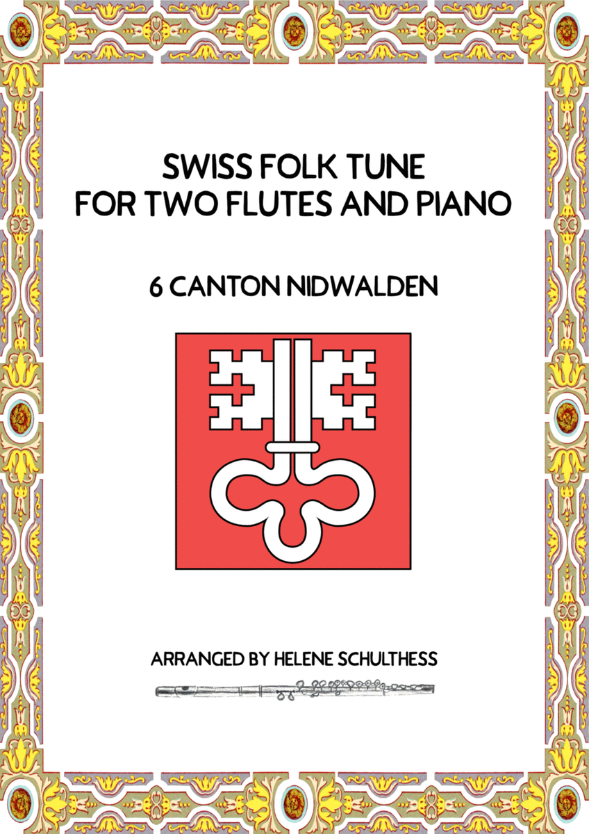 Swiss Folk Dance for two flutes and piano – 6 Canton Nidwalden – Ländler image number null