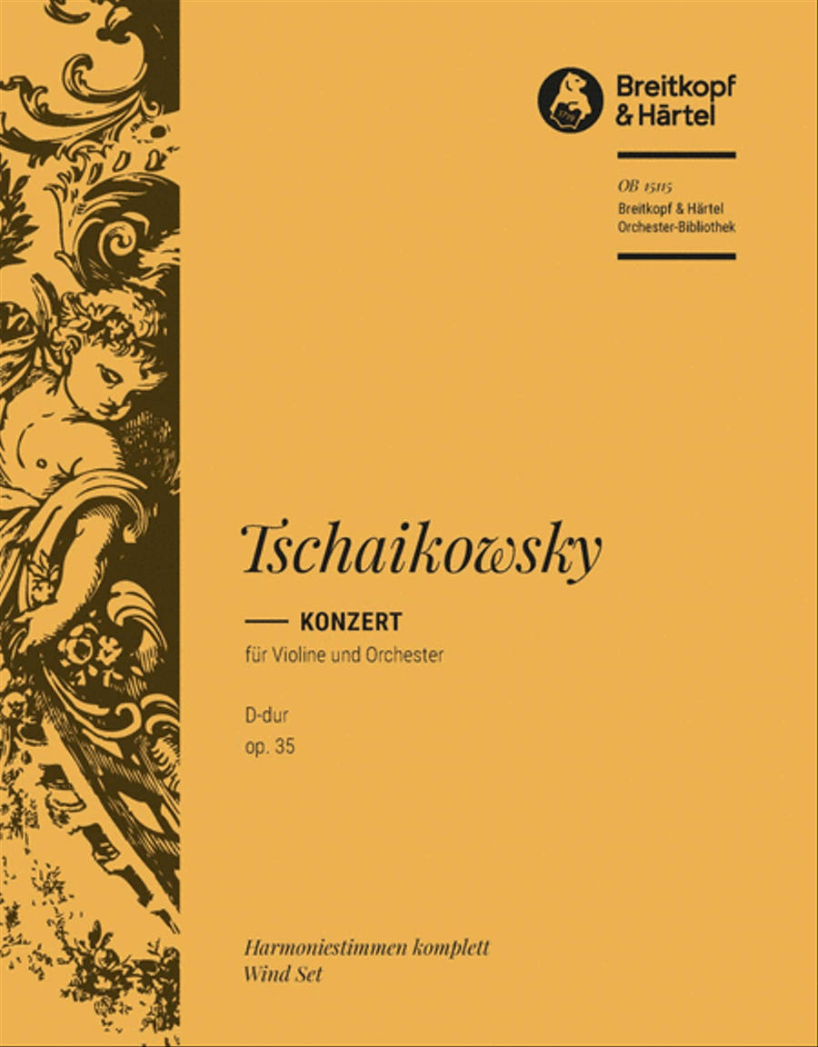 Violin Concerto in D major Op. 35 Orchestra scores gallery preview page 1