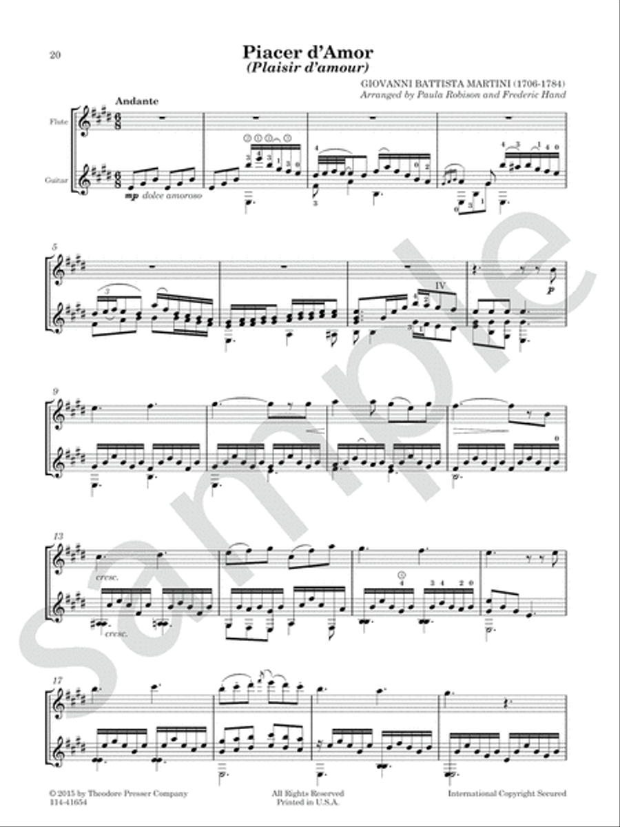 La Serenata Chamber Music scores gallery preview page 11