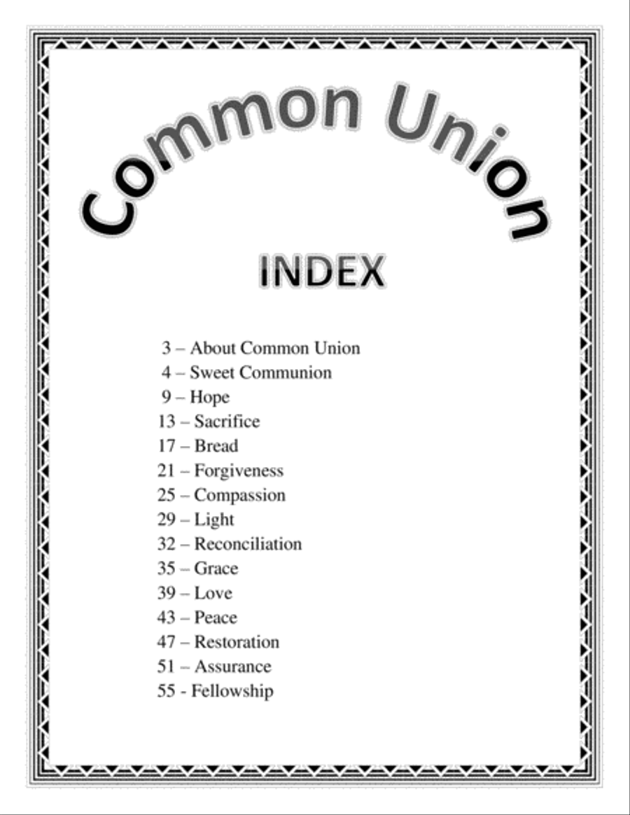 Common Union Project Easy Piano scores gallery preview page 2