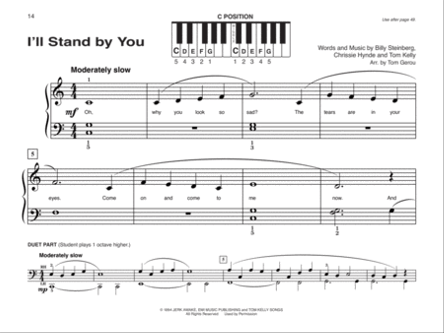 Alfred's Basic Piano Library: Popular Hits, Levels 1A & 1B (Value Pack) Piano Method scores gallery preview page 24