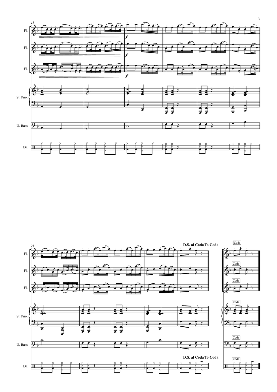 The Black Bear Small Ensemble scores gallery preview page 3