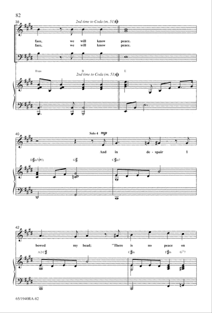 We Will Know Peace 3-Part scores gallery preview page 84