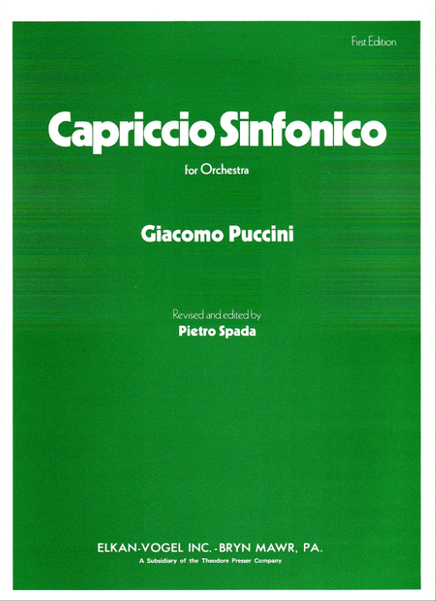 Capriccio Sinfonico Orchestra scores gallery preview page 1