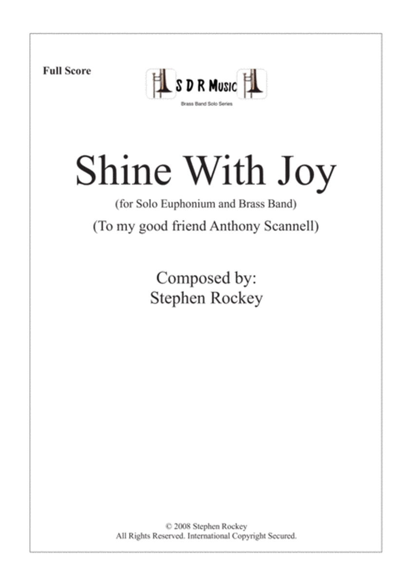 Shine With Joy (Euphonium Solo and Brass Band) image number null