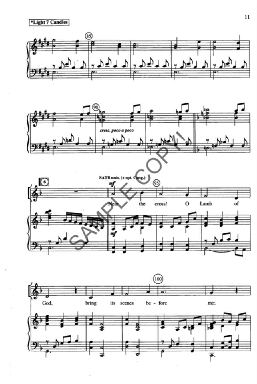 Shadow of the Cross 4-Part scores gallery preview page 9