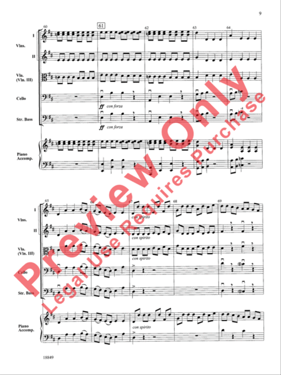 Sonata Vivant Sonata Vivant String Orchestra scores gallery preview page 10