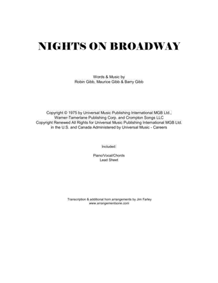 Book cover for Nights On Broadway