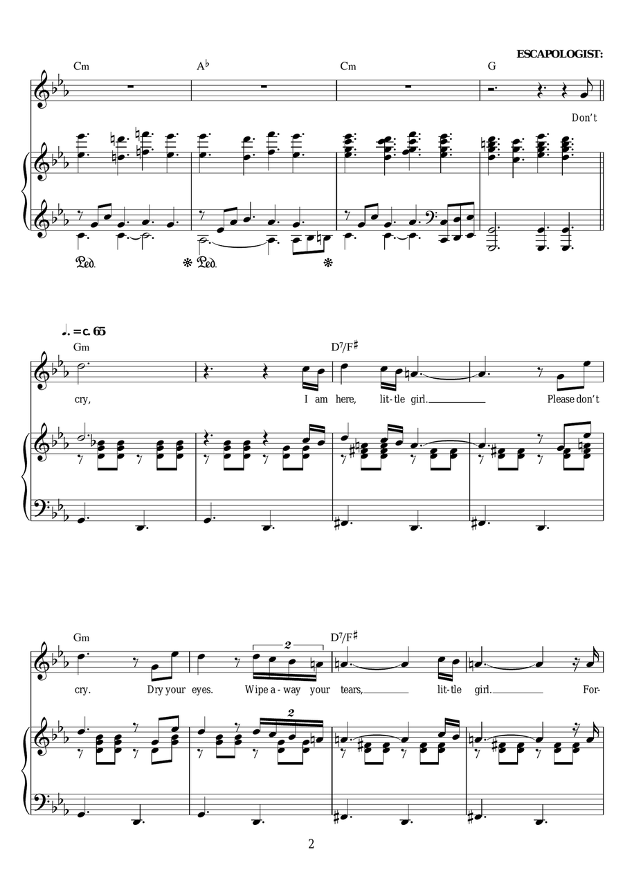 I'm Here (from Matilda The Musical) Piano, Vocal scores gallery preview page 2