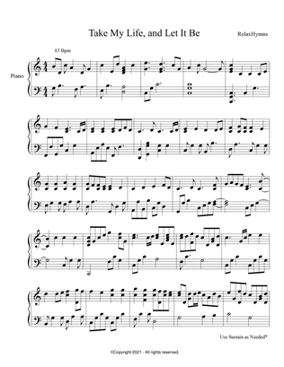 PIANO - Take My Life, and Let It Be (Piano Hymns Sheet Music PDF)