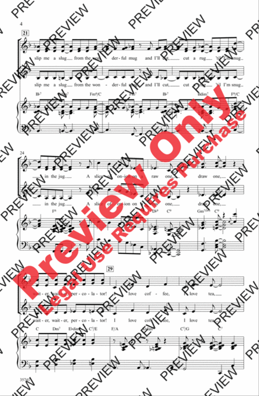 Java Jive Women's Choir scores gallery preview page 4
