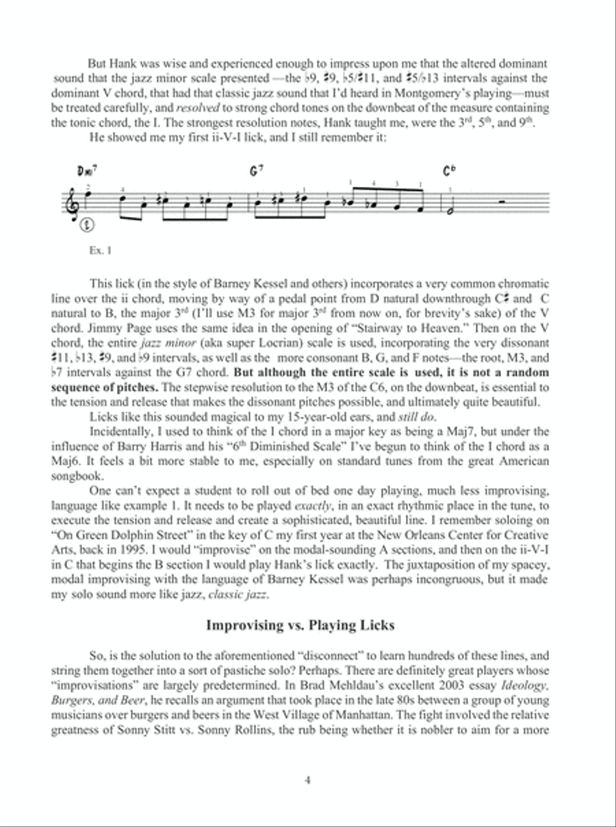 Personalizing Jazz Vocabulary